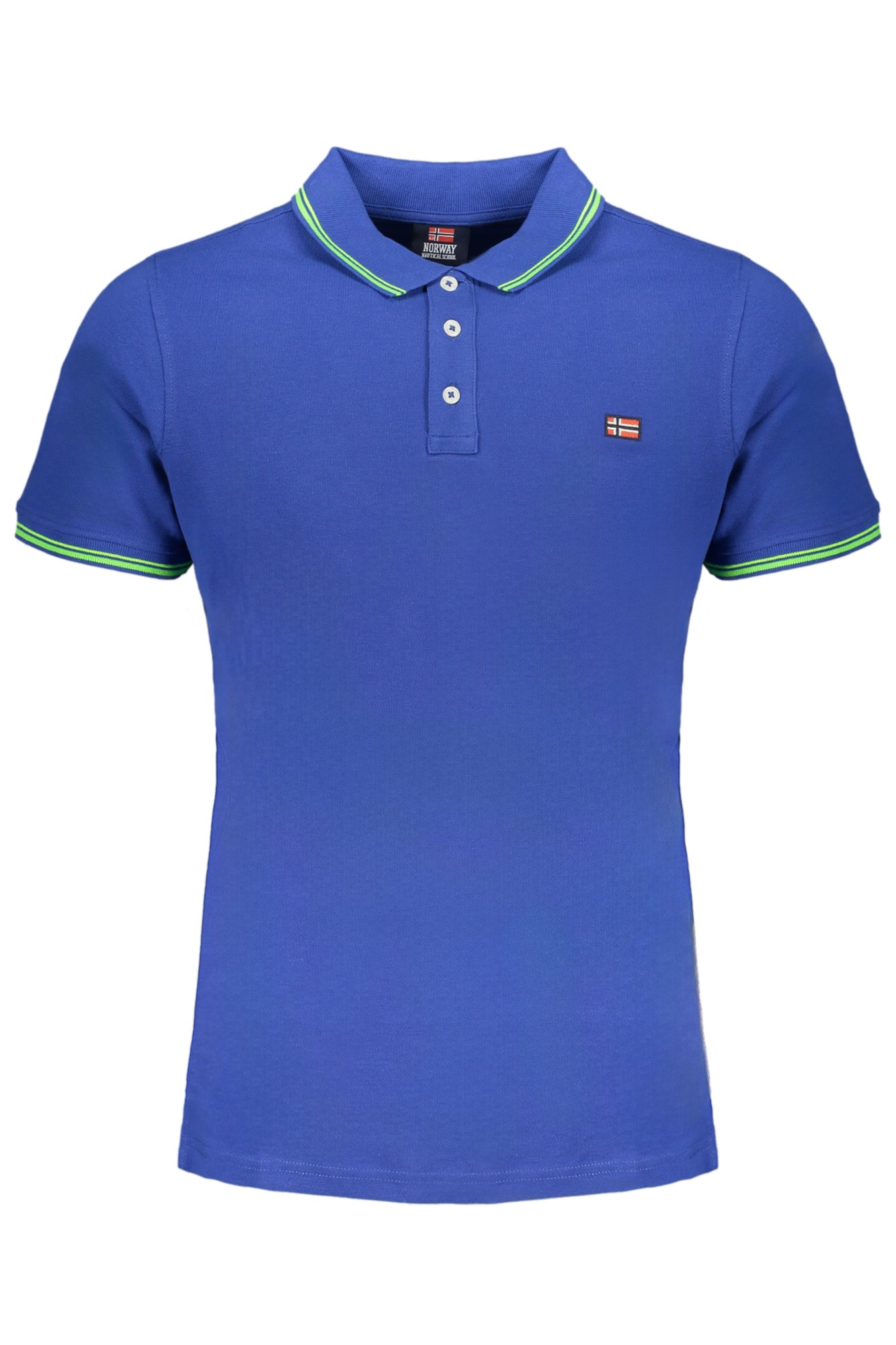 NORUEGA 1963 POLO DE MANGA CORTA PARA HOMBRE, AZUL