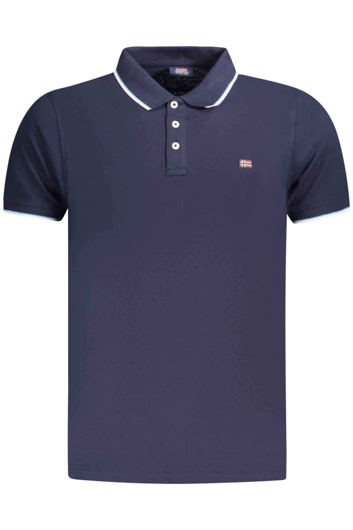 NORUEGA 1963 POLO DE MANGA CORTA PARA HOMBRE, AZUL