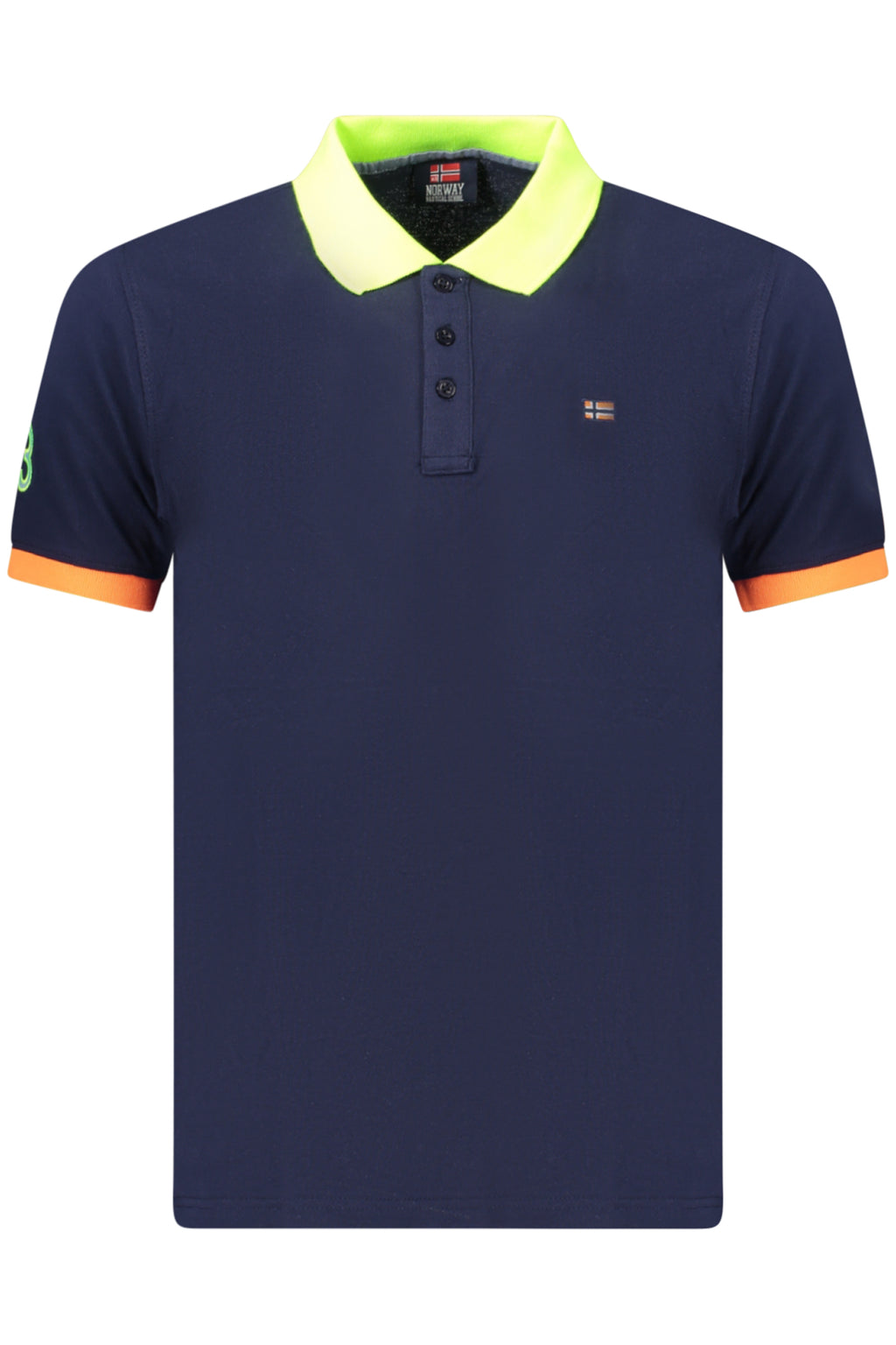 Polo de Manga Corta para Mujer  Blu (Slim Fit)