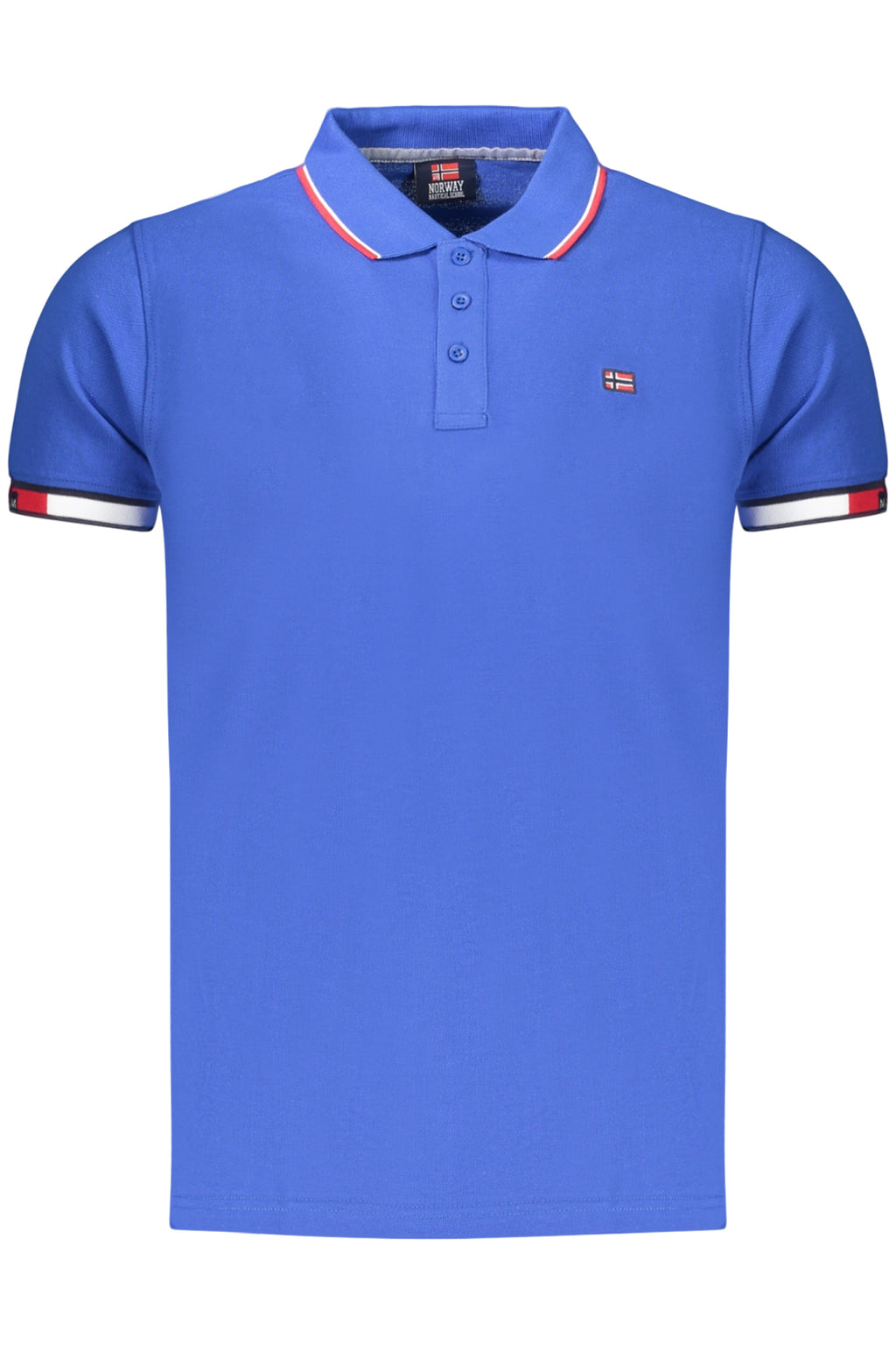 Polo homme � manches courtes, Norv�ge 1963, bleu
