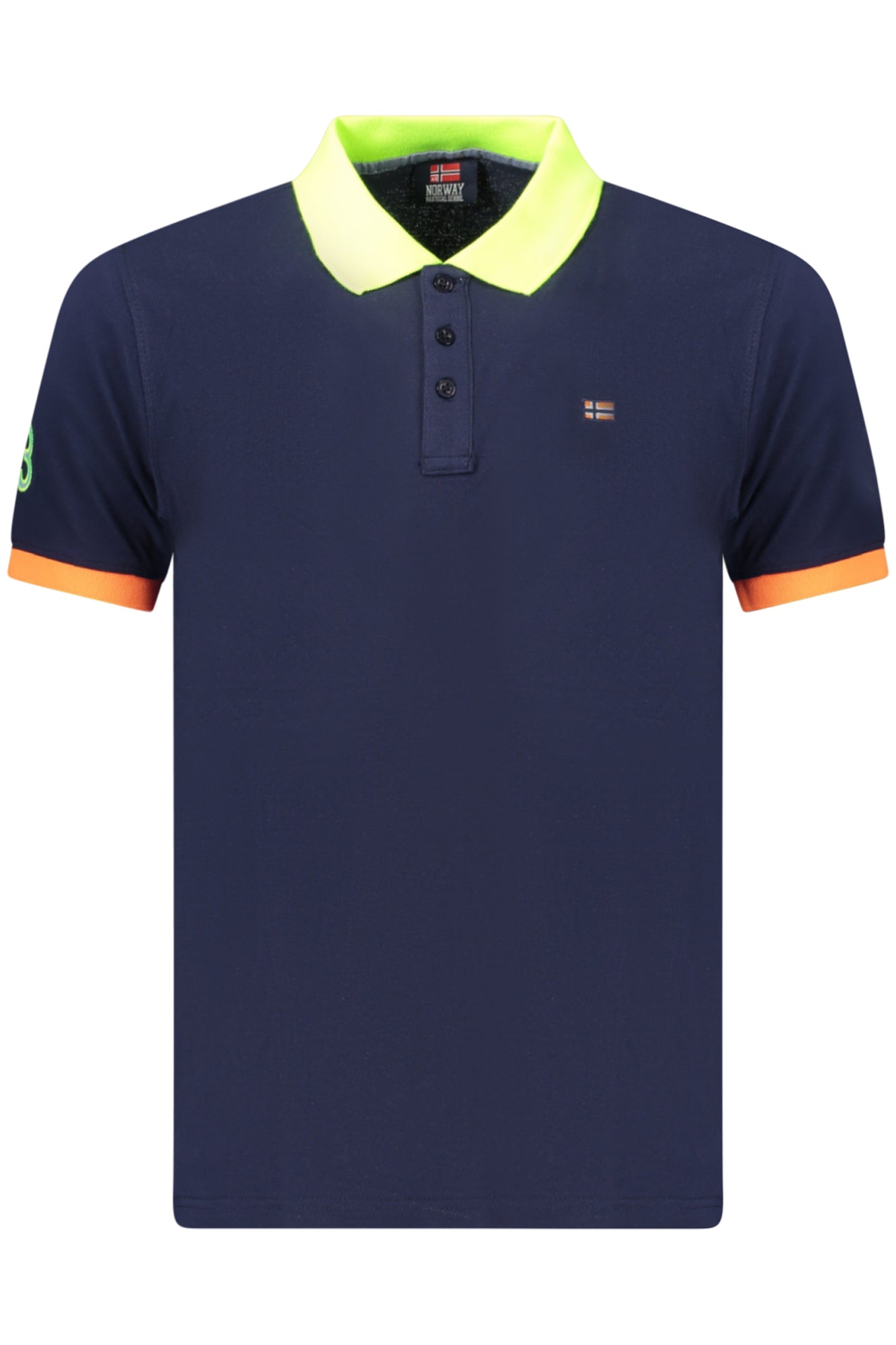 Polo homme � manches courtes, Norv�ge 1963, bleu