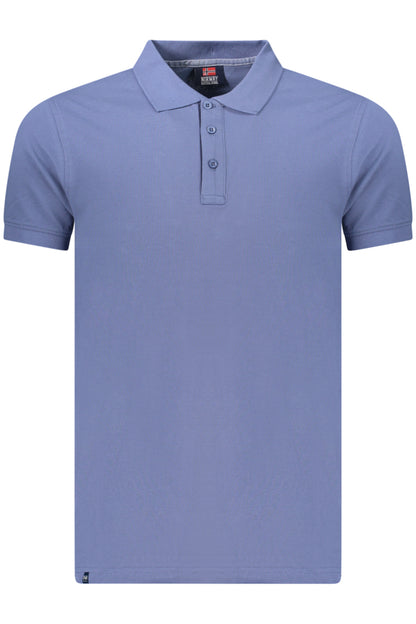 Polo homme � manches courtes, Norv�ge 1963, bleu
