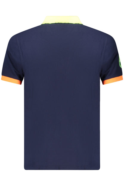 Polo homme � manches courtes, Norv�ge 1963, bleu