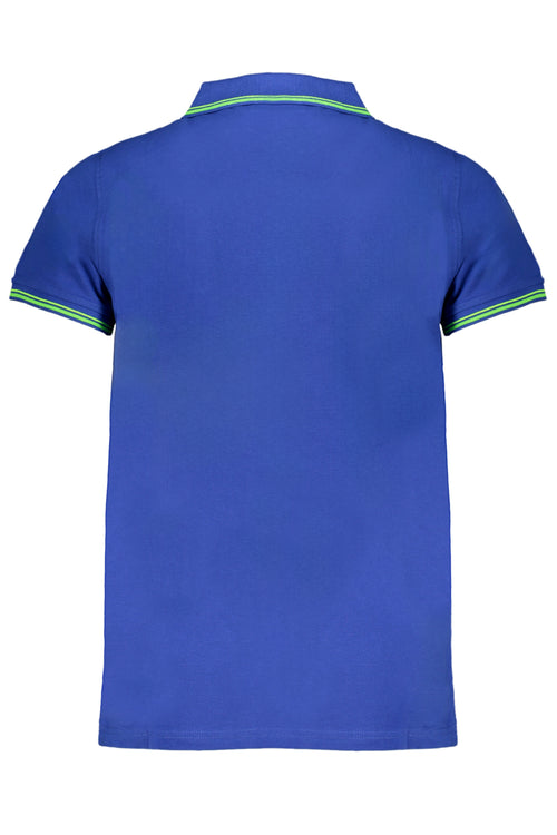 ""NORWAY 1963 POLO MANICHE CORTE UOMO BLU""