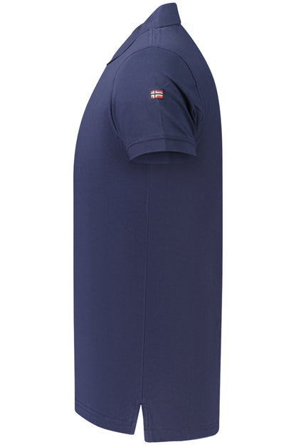 Polo homme � manches courtes, Norv�ge 1963, bleu