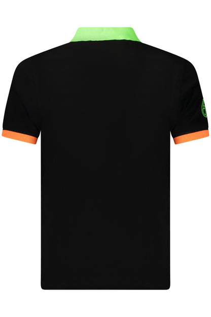 Polo homme � manches courtes, Norv�ge 1963, noir
