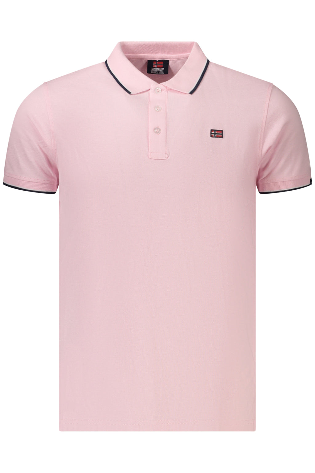 Polo de Manga Corta para Mujer  Rosa (Slim Fit)