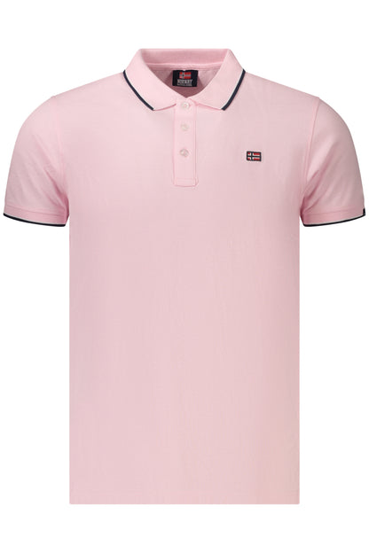 Polo de Manga Corta para Mujer  Rosa (Slim Fit)