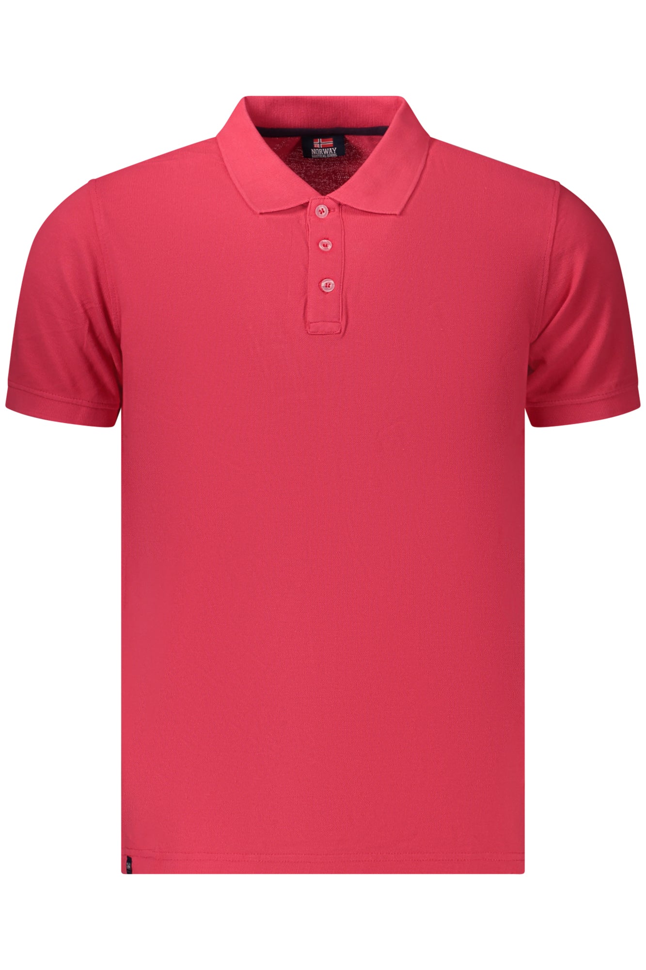 NORUEGA 1963 POLO DE MANGA CORTA PARA HOMBRE, ROJO