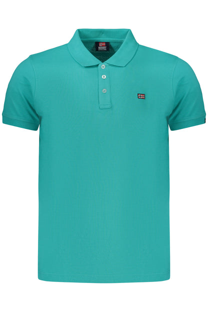 Polo de Manga Corta para Mujer  Verde (Slim Fit)