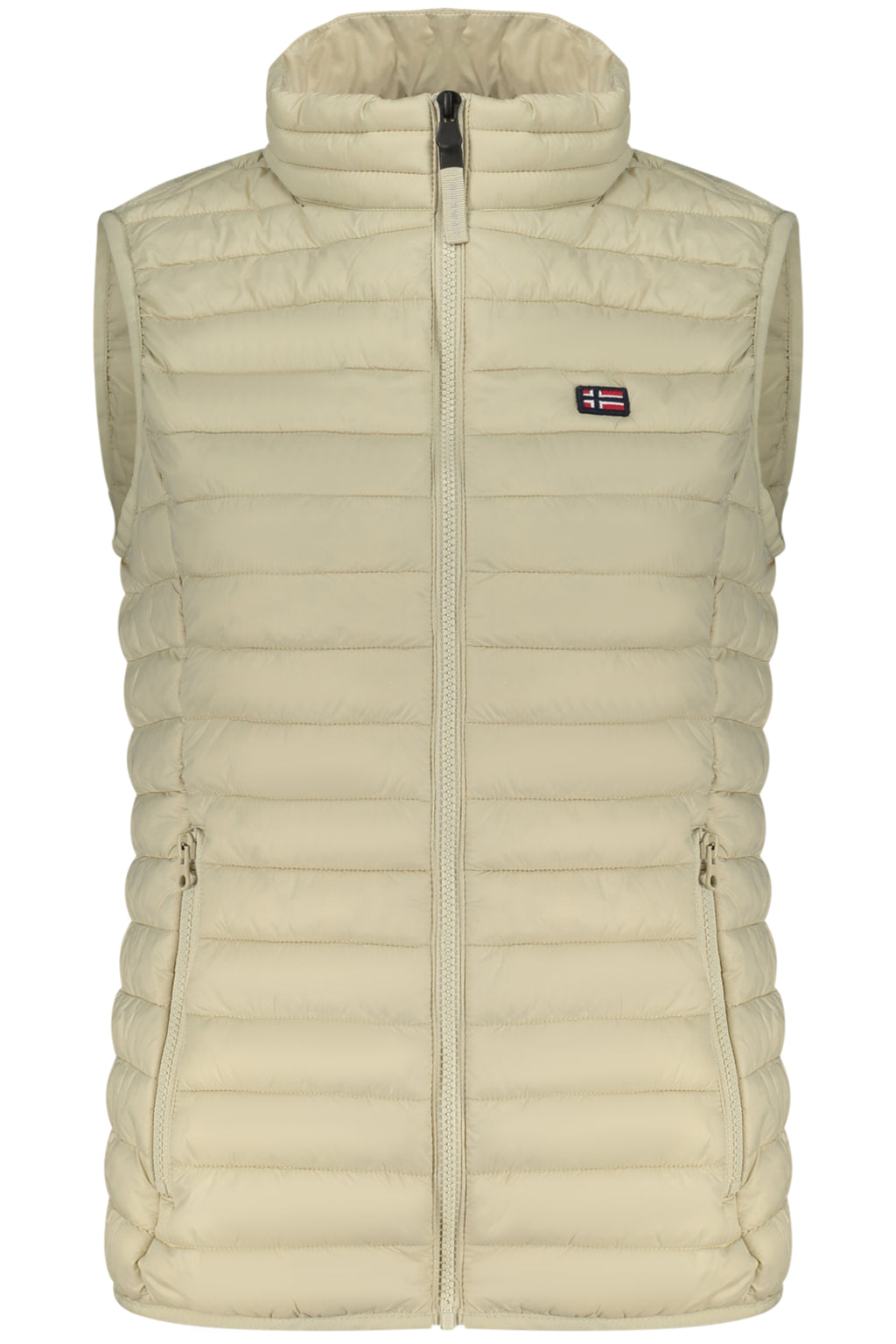 CHAQUETA BEIGE SIN MANGAS PARA MUJER, NORUEGA 1963