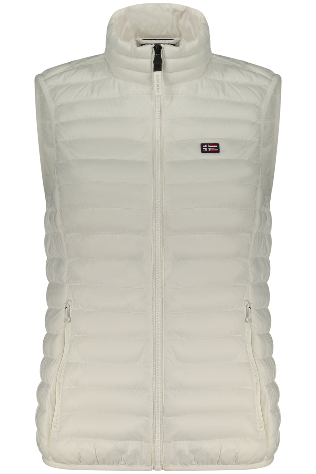 CHAQUETA BLANCA SIN MANGAS PARA MUJER, NORUEGA 1963