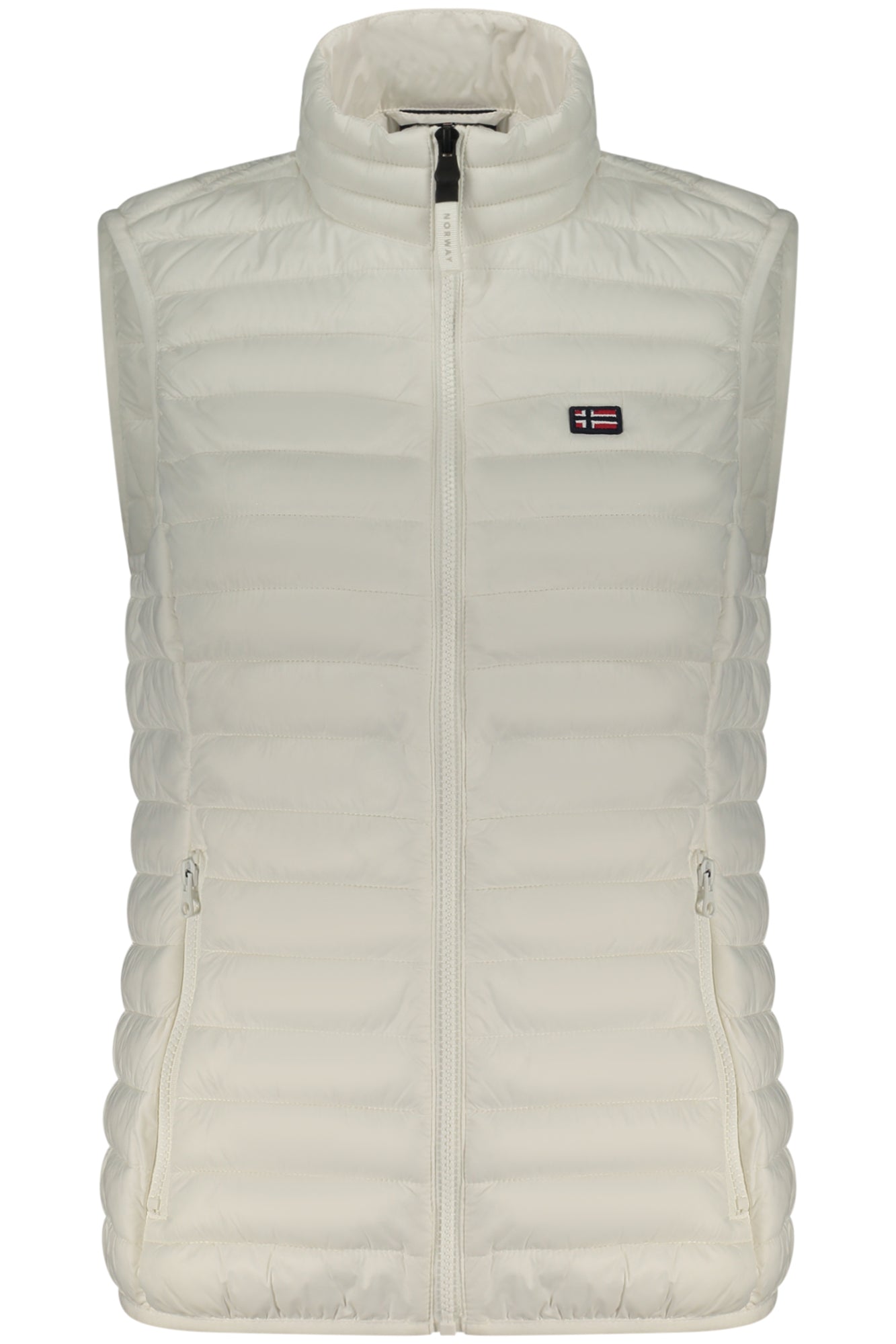 CHAQUETA BLANCA SIN MANGAS PARA MUJER, NORUEGA 1963