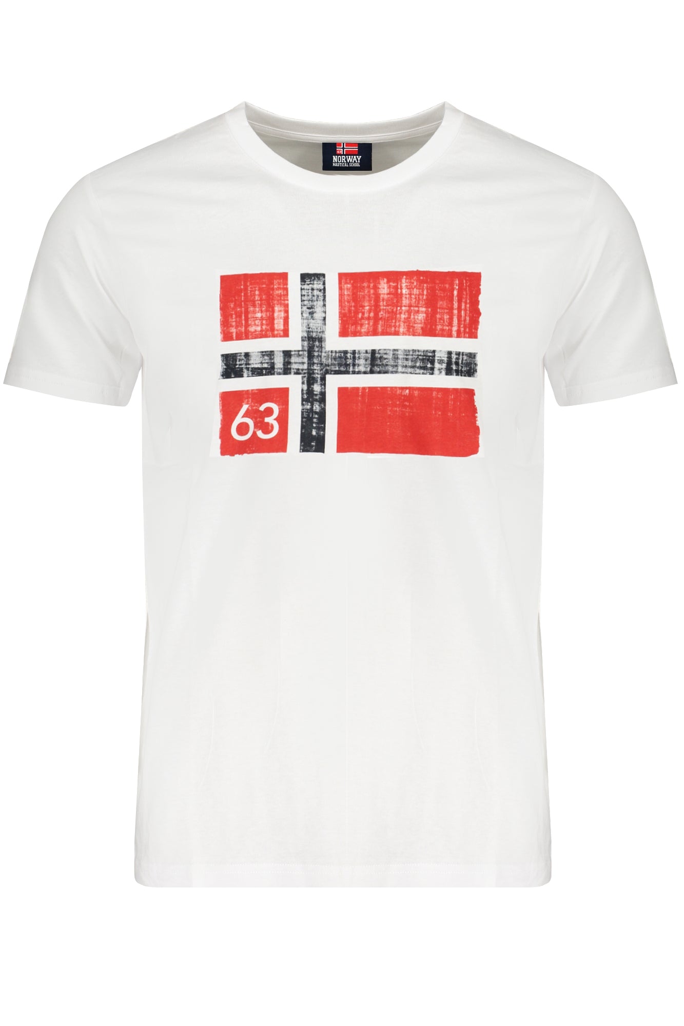 NORUEGA 1963 CAMISETA BLANCA DE MANGA CORTA PARA HOMBRE