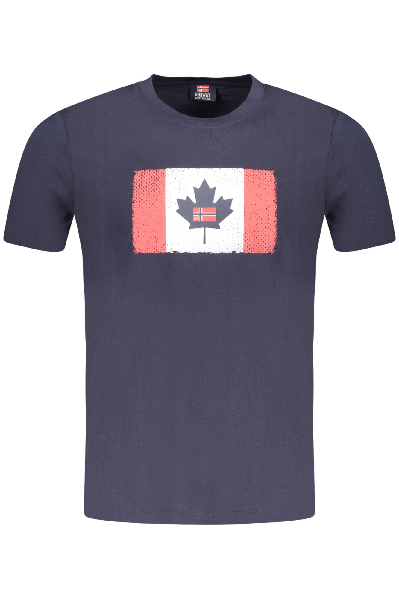 NORUEGA 1963 CAMISETA DE MANGA CORTA PARA HOMBRE AZUL