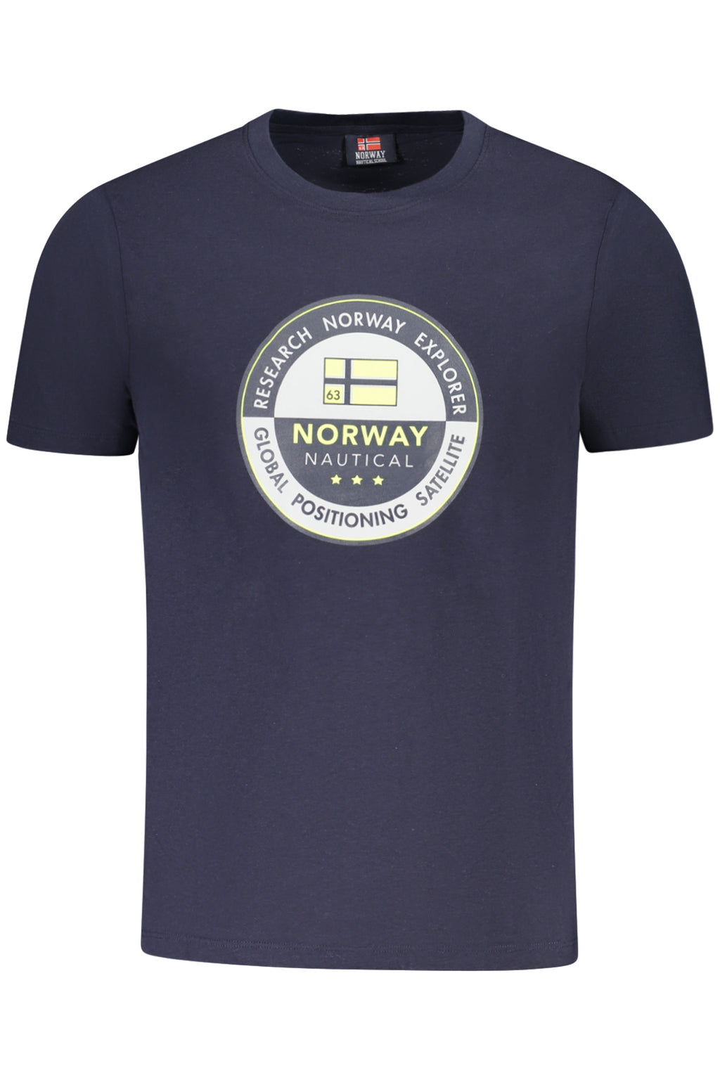 NORUEGA 1963 CAMISETA DE MANGA CORTA PARA HOMBRE AZUL