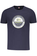 NORUEGA 1963 CAMISETA DE MANGA CORTA PARA HOMBRE AZUL