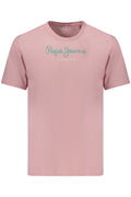 CAMISETA ROSA DE MANGA CORTA PARA HOMBRE DE PEPE JEANS
