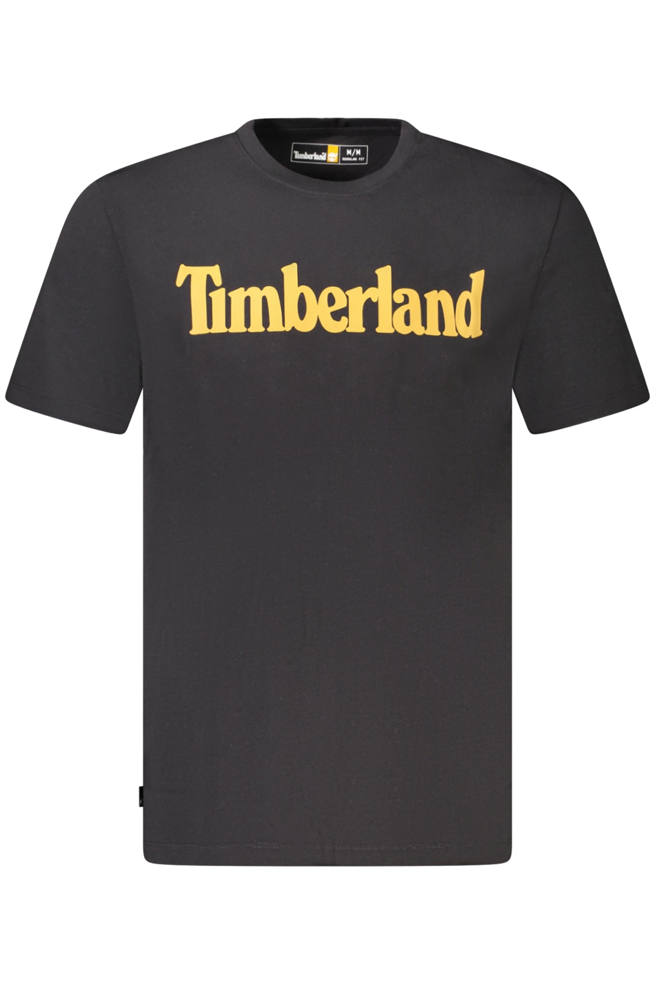 Camiseta Timberland de manga corta para hombre, color negro.