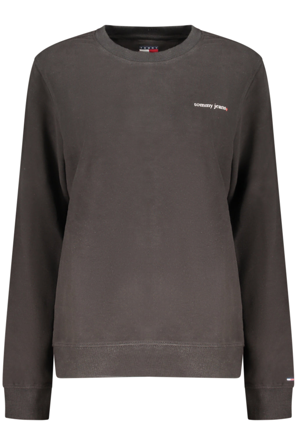 Sudadera negra con cremallera para mujer de Tommy Hilfiger