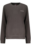 Sudadera negra con cremallera para mujer de Tommy Hilfiger