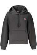 Sudadera negra con cremallera para mujer de Tommy Hilfiger