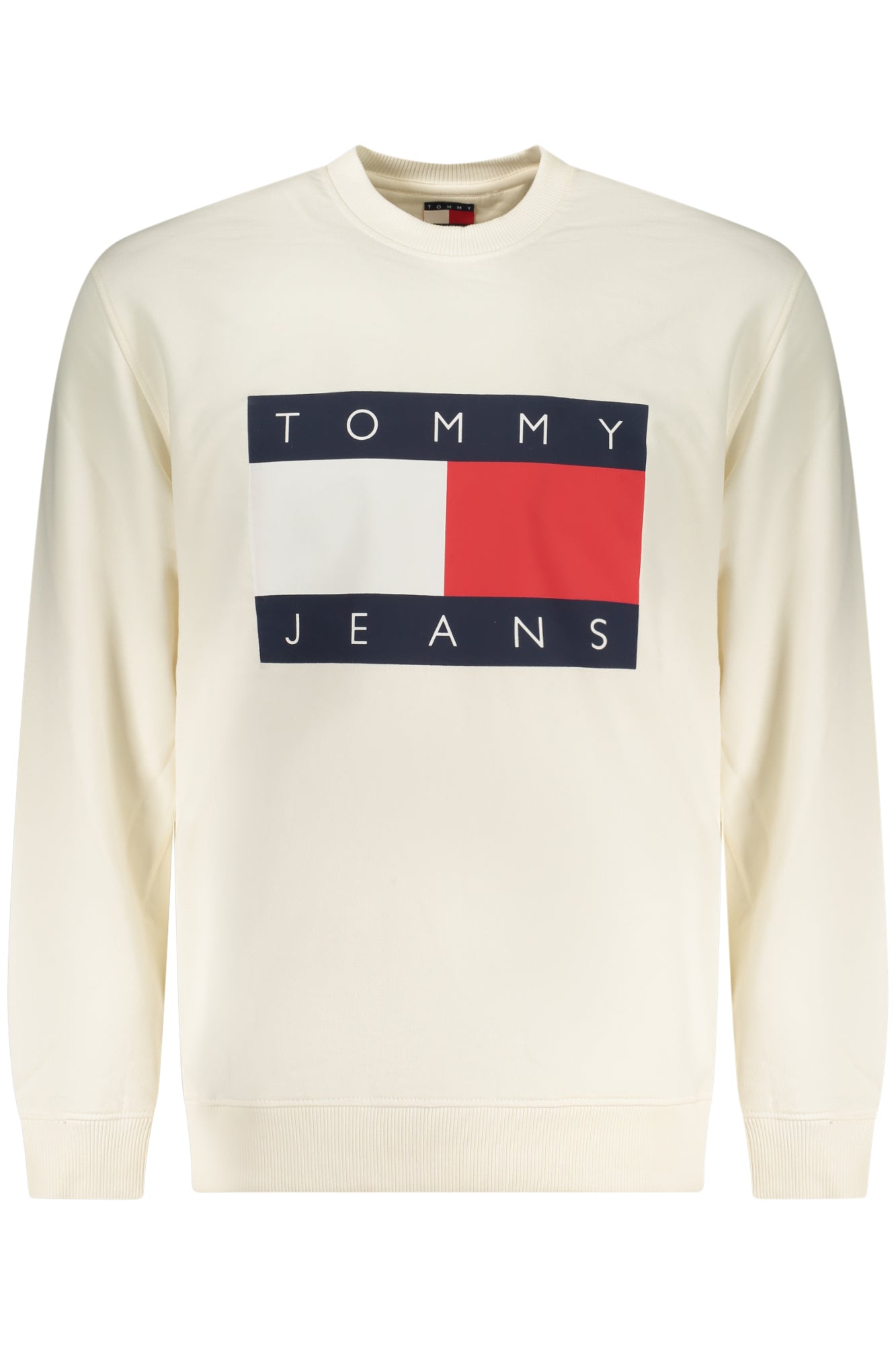 Sudadera blanca con cremallera para hombre Tommy Hilfiger