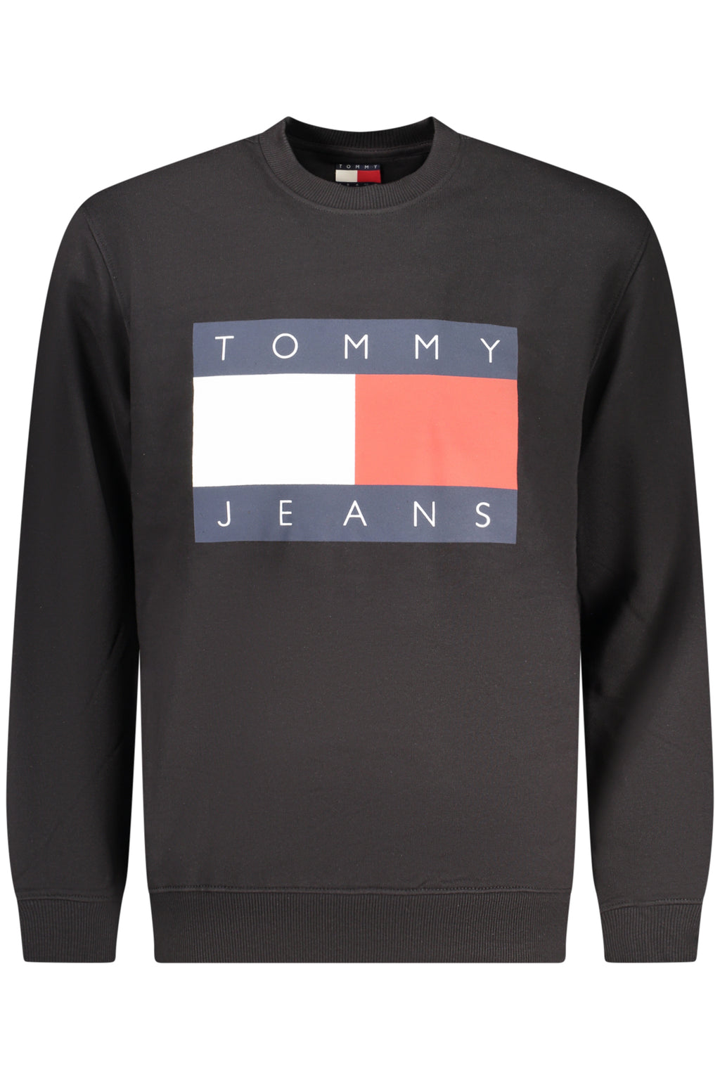 Sudadera negra con cremallera para hombre de Tommy Hilfiger