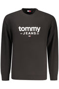Sudadera negra con cremallera para hombre de Tommy Hilfiger