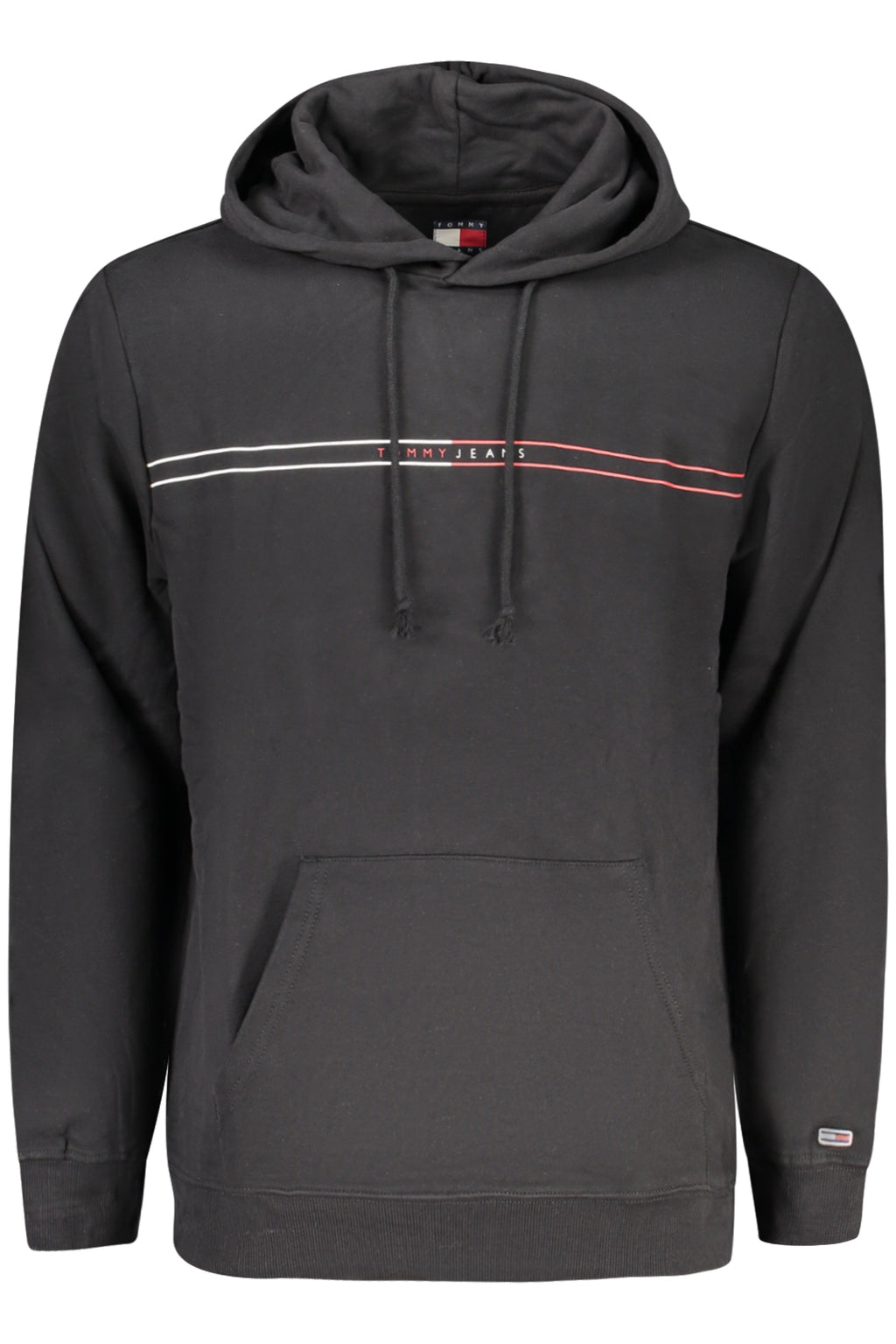 Sudadera negra con cremallera para hombre de Tommy Hilfiger