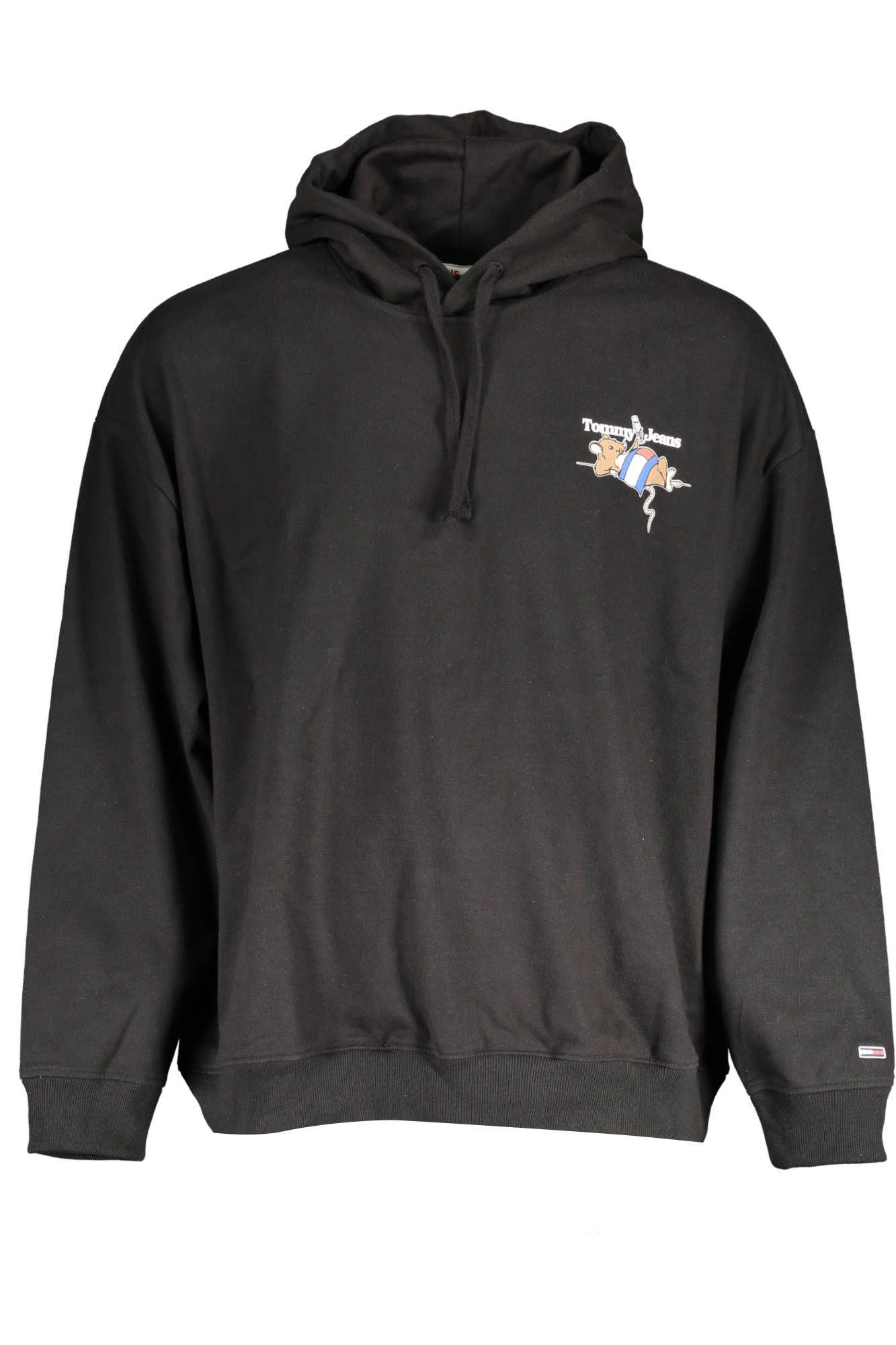 Sudadera negra con cremallera para hombre de Tommy Hilfiger