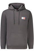 Sudadera negra con cremallera para hombre de Tommy Hilfiger