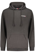 Sudadera negra con cremallera para hombre de Tommy Hilfiger