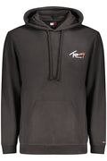 Sudadera negra con cremallera para hombre de Tommy Hilfiger