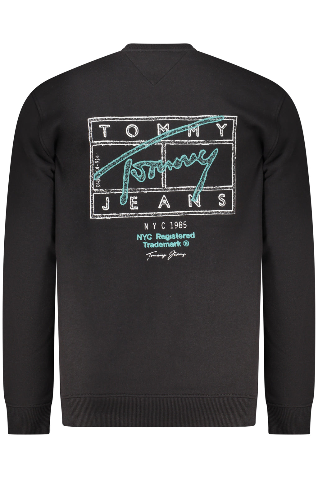 Sudadera negra con cremallera para hombre de Tommy Hilfiger