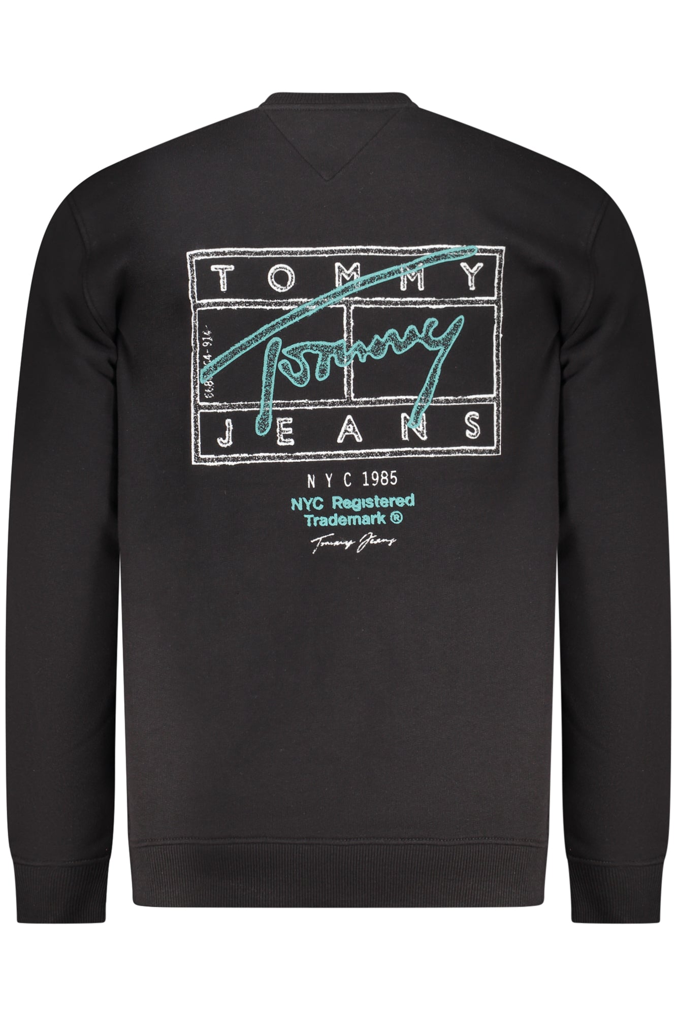 Sudadera negra con cremallera para hombre de Tommy Hilfiger