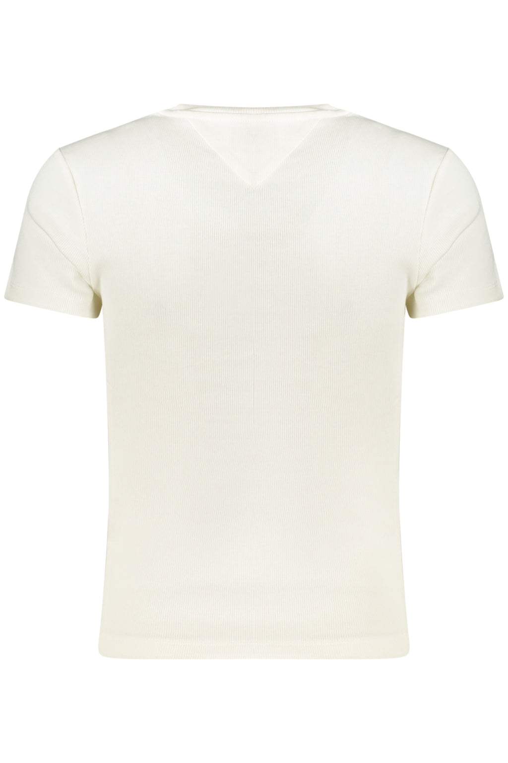 Camiseta de Manga Corta con Logo Tommy Hilfiger Mujer Blanca