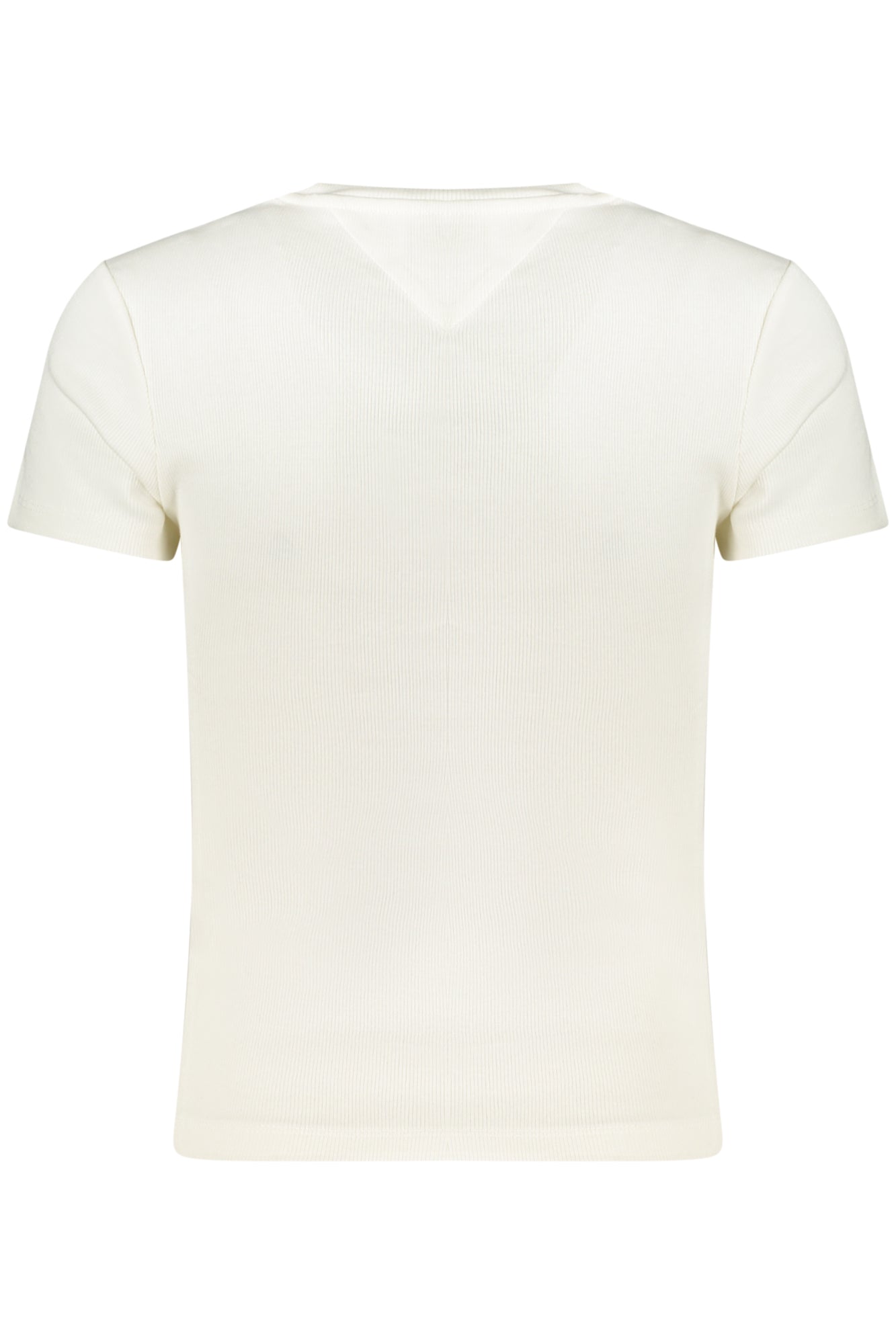 Camiseta de Manga Corta con Logo Tommy Hilfiger Mujer Blanca