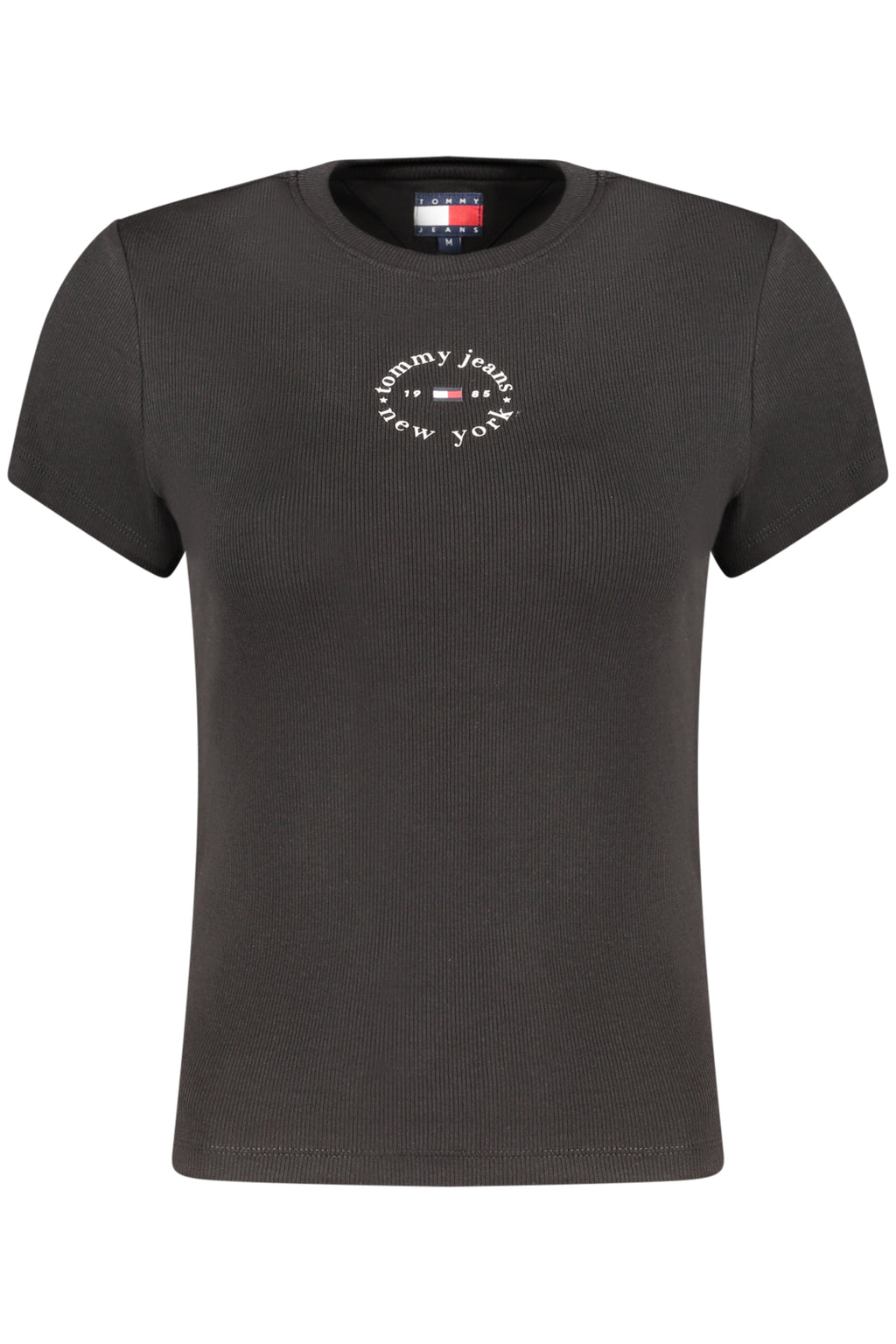 CAMISETA DE MANGA CORTA PARA MUJER DE TOMMY HILFIGER, NEGRA