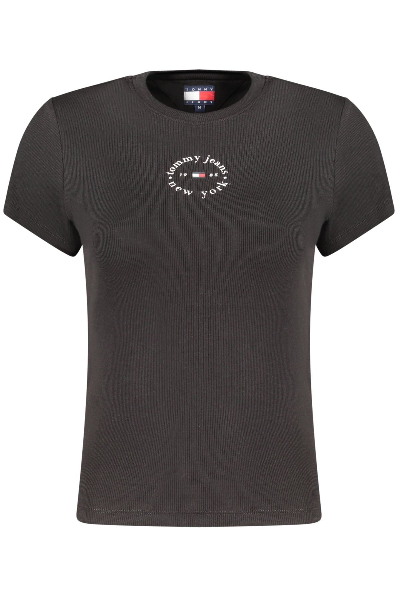 CAMISETA DE MANGA CORTA PARA MUJER DE TOMMY HILFIGER, NEGRA