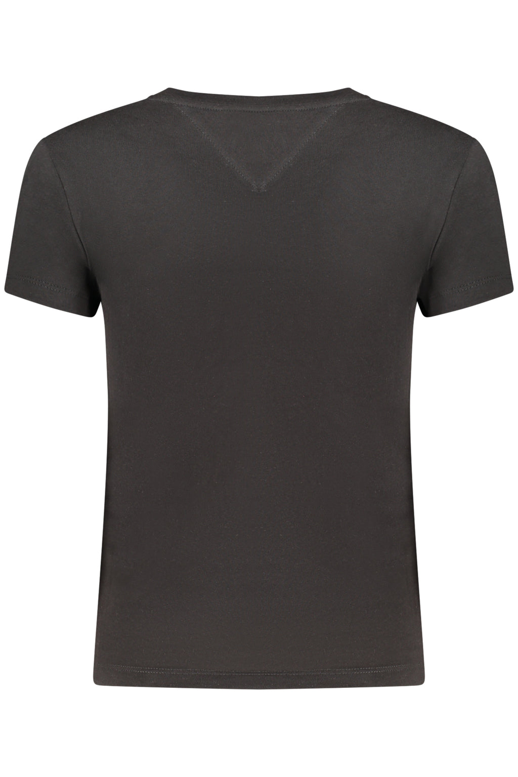 Camiseta de Manga Corta con Logo Tommy Hilfiger Mujer Negra