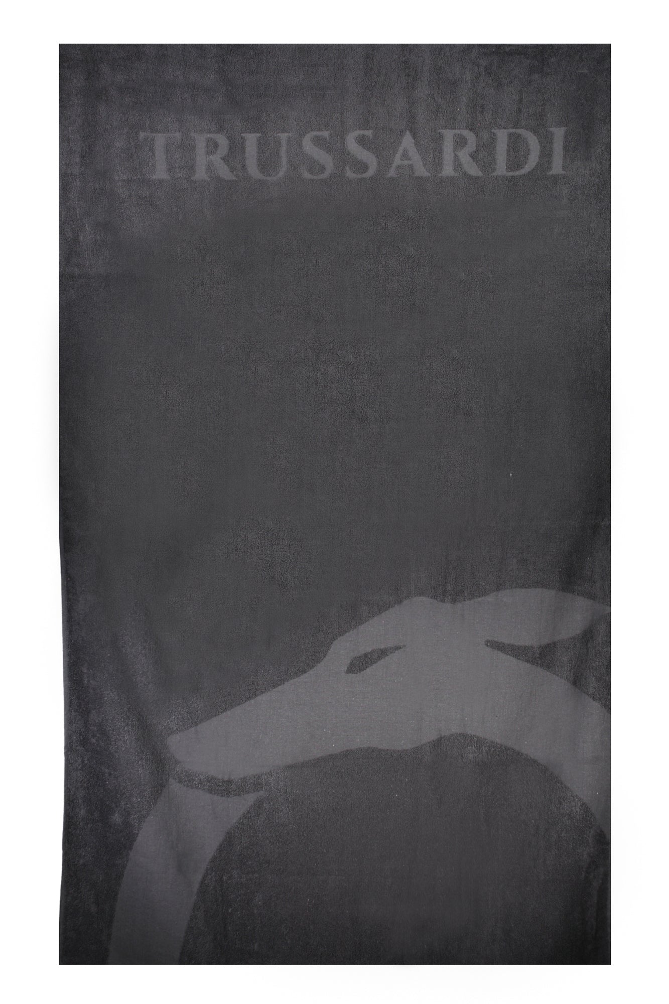 TOALLA DE PLAYA NEGRA PARA HOMBRE DE TRUSSARDI JEANS