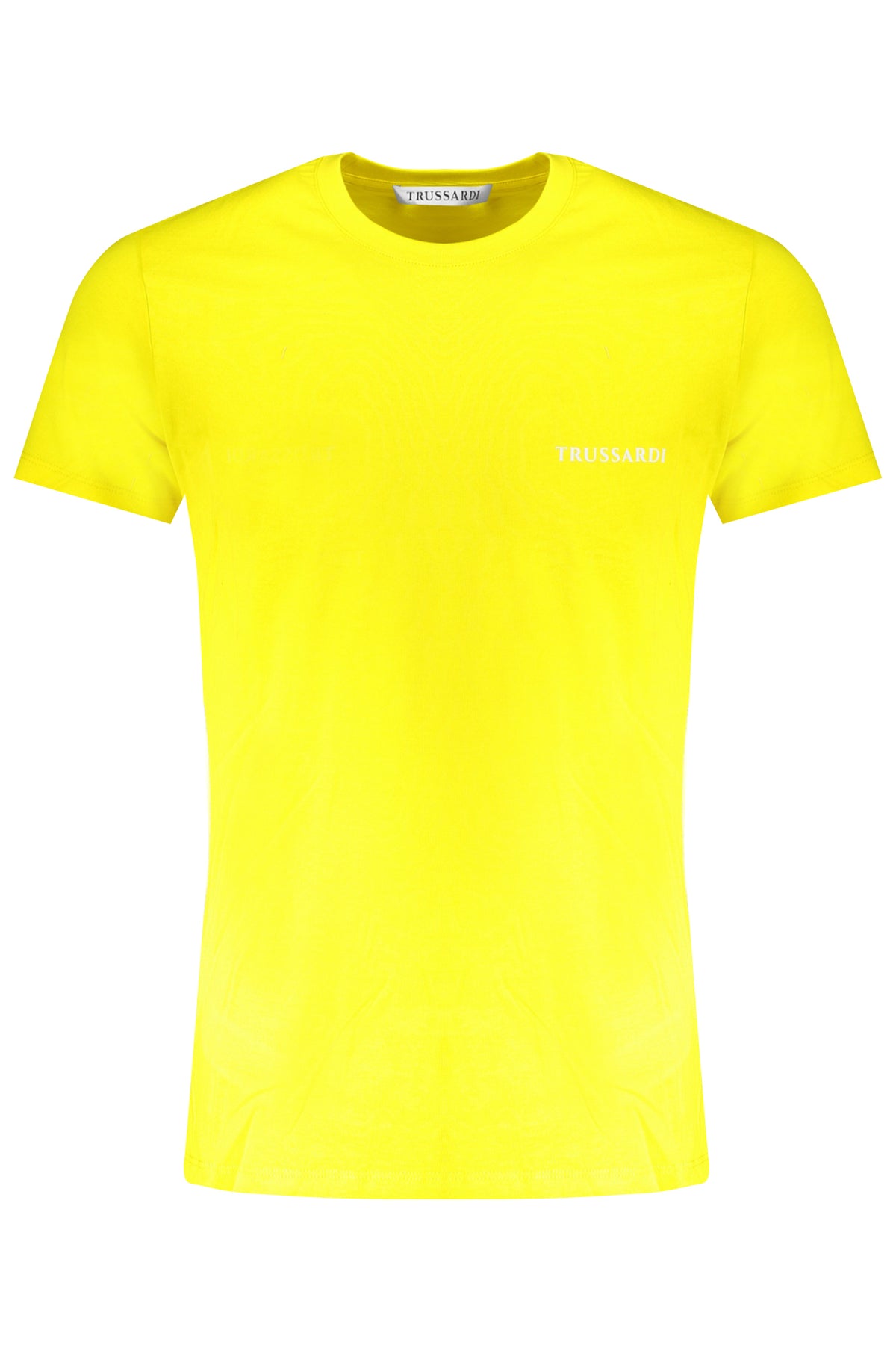 Camiseta de manga corta para hombre Trussardi, color amarillo.