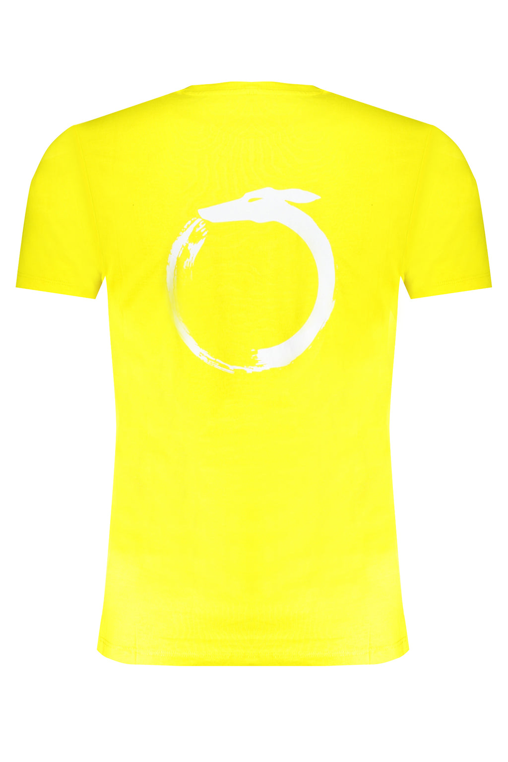 Camiseta de manga corta para hombre Trussardi, color amarillo.