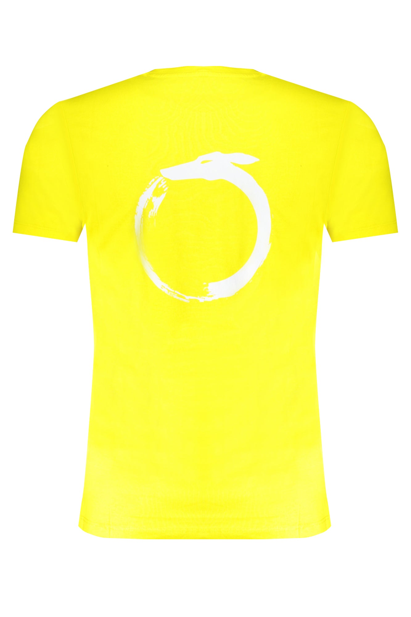 Camiseta de manga corta para hombre Trussardi, color amarillo.