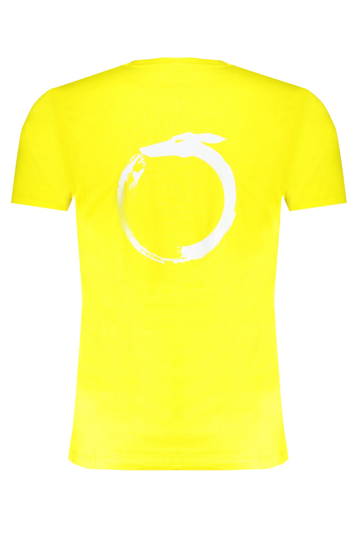Camiseta de manga corta para hombre Trussardi, color amarillo.