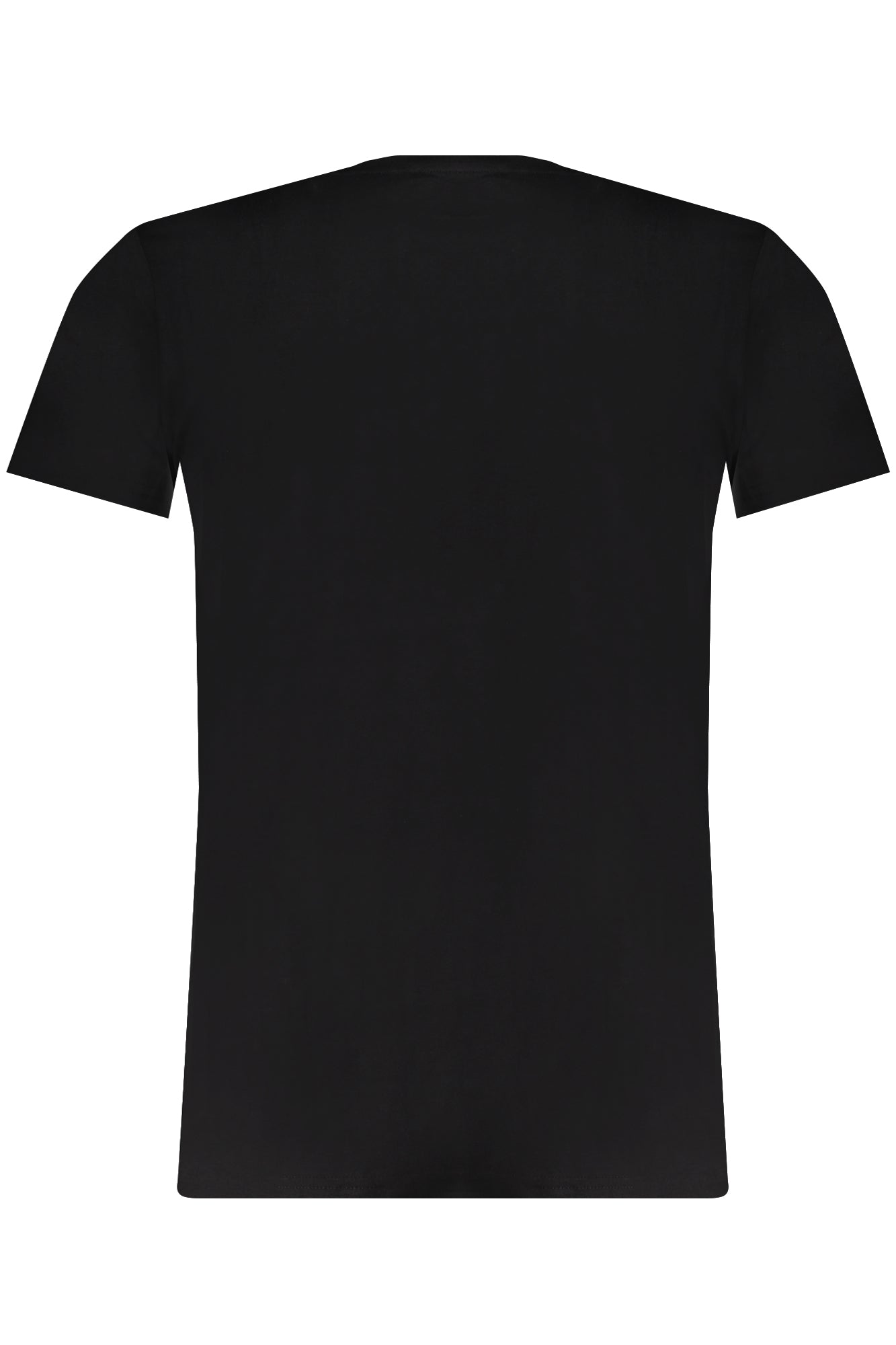Camiseta de manga corta para hombre Trussardi, negra.