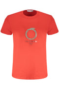 Camiseta de manga corta para hombre Trussardi, roja.