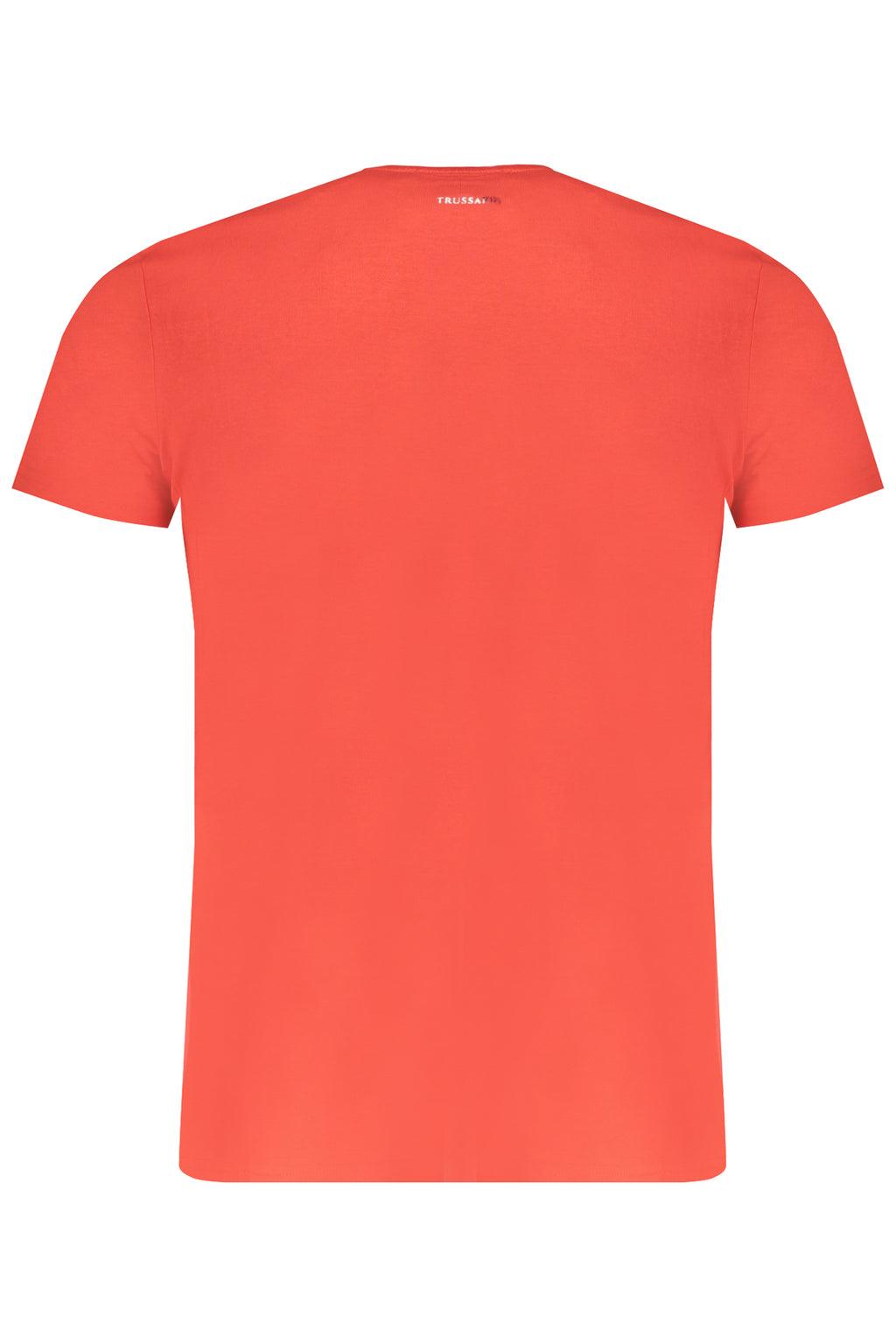 Camiseta de manga corta para hombre Trussardi, roja.
