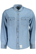 Camisa de manga larga para hombre U.S. GRAND, azul